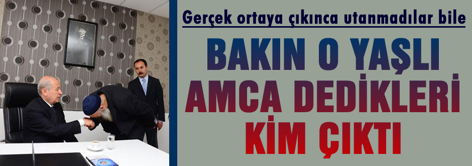 Bahçeli'nin elini öptürdüğü bakın kim çıktı