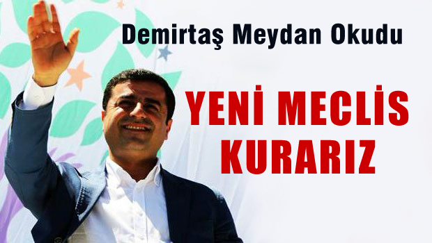 Demirtaş: 'Halk isterse birden fazla parlamento kurar'