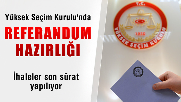 Referandum Hazırlığı mı? İhale Başlatıldı..