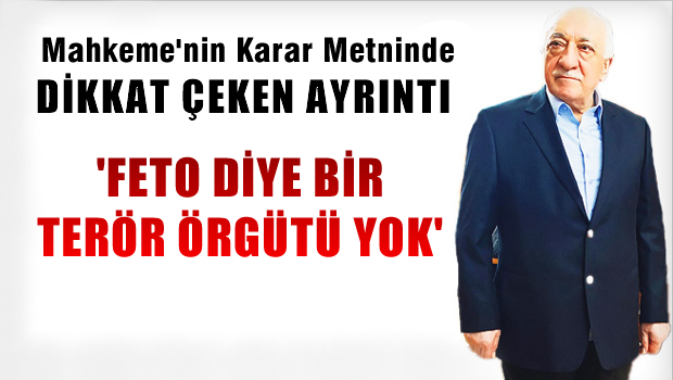 FETÖ silahlı terör örgütü yok