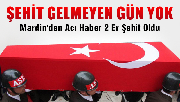 Yüreğimiz yanıyor! Mardin'de 2 asker şehit