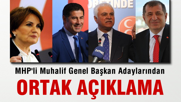 MHP'li muhaliflerden ortak açıklama: Yarın kongreyi yapacağız