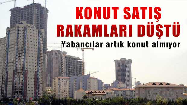 Konut satışları yüzde 11 geriledi