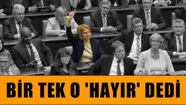 Utanç kararına bir tek Bettina Kudla hayır dedi!