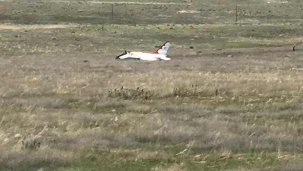 Obama'nın katıldığı törende uçak düştü