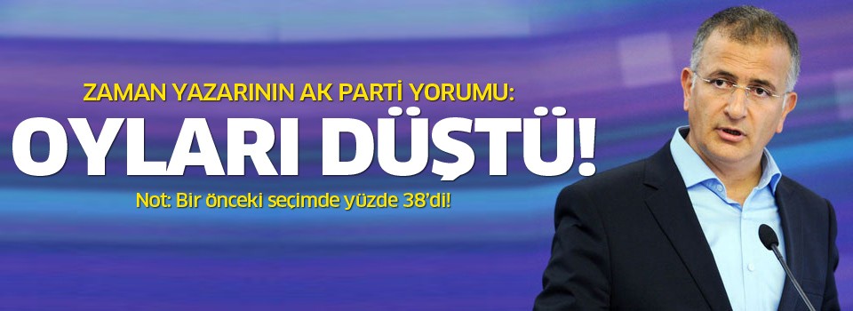 Ekrem Dumanlı: AKP yüzde 60 alamadı!