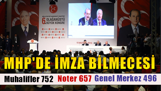 MHP'de imza bilmecesi!