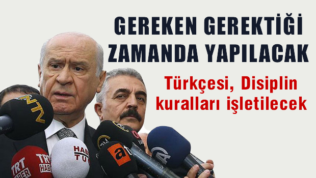 Bahçeli'den ŞOK AÇIKLAMALAR