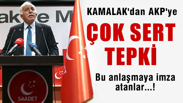 Kamalak'tan İsrail anlaşmasına sert tepki