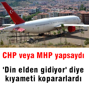 Cami Satan AKP'li Belediye Başkanı Hurda Uçak Aldı