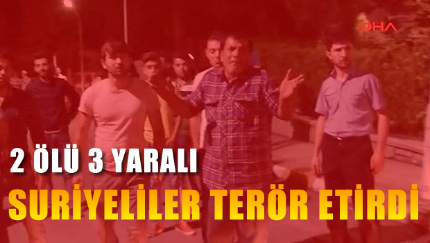 Suriyelilerle 'köpek' kavgası: 2 ölü 3 yaralı