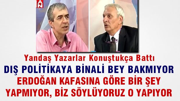 Yandaş Yazarlar konuştukça battı, tam bir komedi