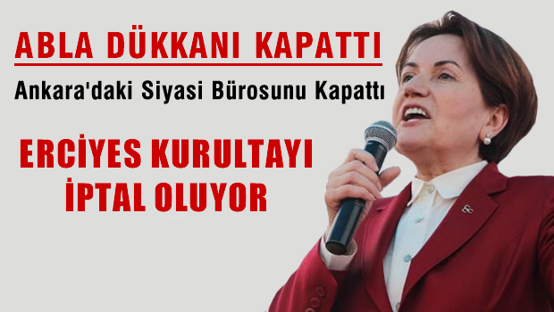 Meral Abla dükkanı kapattı!