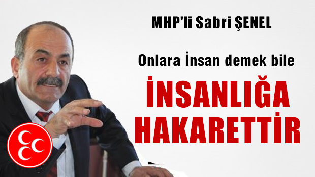 Bunlara insan demek bile insanlığa hakarettir