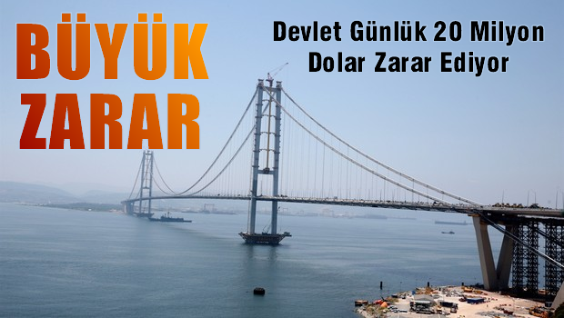 Osmangazi Köprüsü'nde büyük zarar