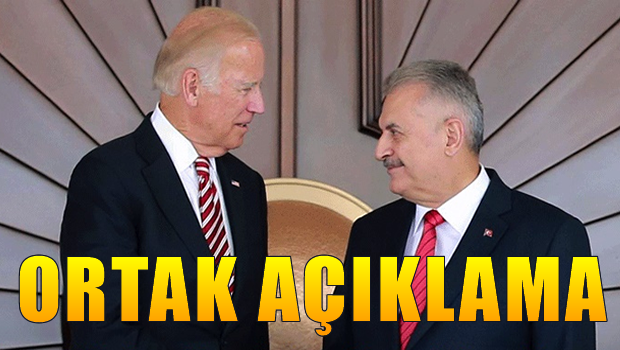 Yıldırım ve Biden'dan açıklamalar