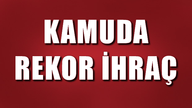 Kamuda rekor ihraç