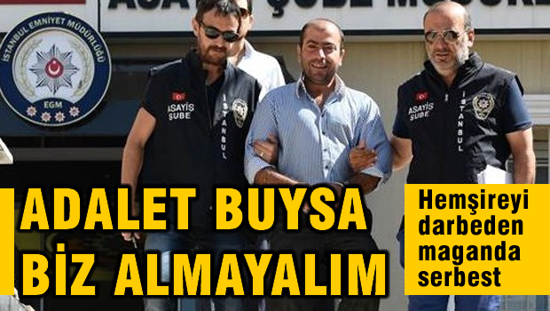 Hemşireye otobüste tekme atan saldırgan serbest bırakıldı