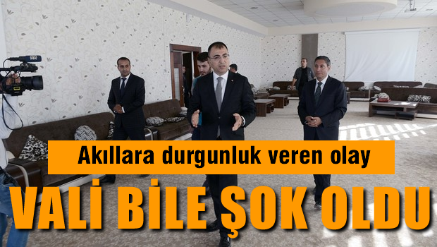 Özel odalar vali'yi şok etti