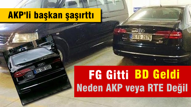 AKP'li başkan 'FG' plakasını 'DB'ye çevirdi!