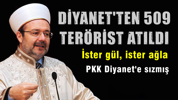 Diyanet, PKK'lıları görevden uzaklaştırmaya başladı