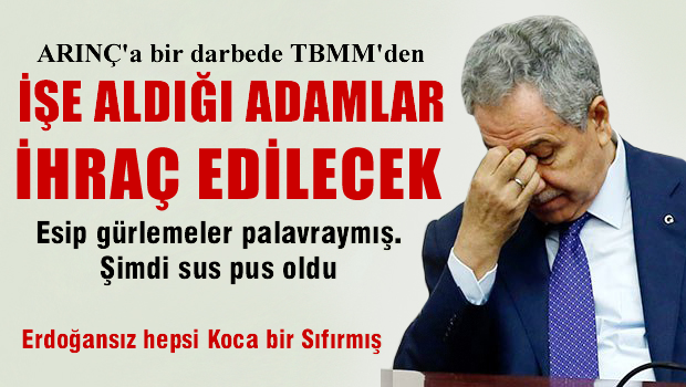 Bülent ARINÇ'a AKP'den büyük darbe