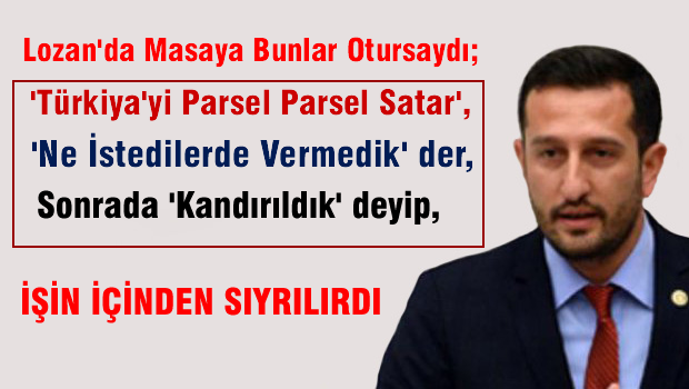 Hakverdi'den Erdoğan'a Lozan salvosu