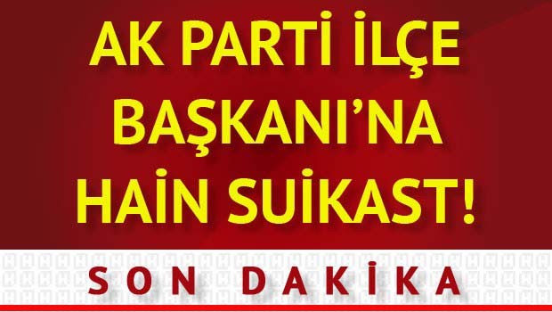 PKK'lılar AK Parti İlçe Başkanını öldürdü