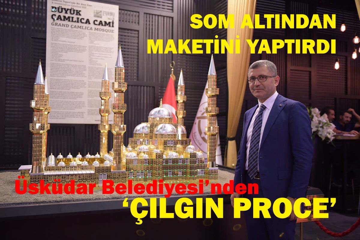 Üsküdar Belediyesi'nden 'çılgın proce'!
