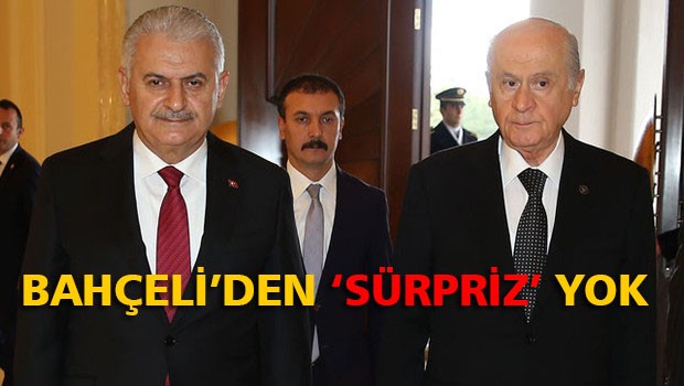 Bahçeli'den 'sürpriz' yok!