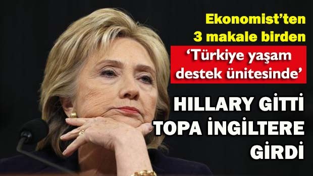 Hillary gitti topa İngiltere girdi