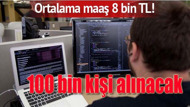 100 bin kişi alınacak