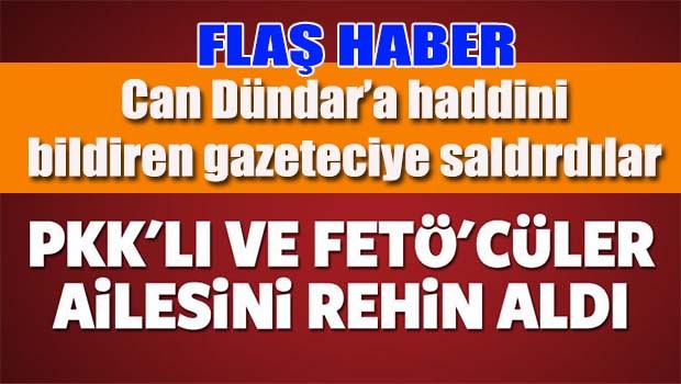 O gazeteciye şok saldırı