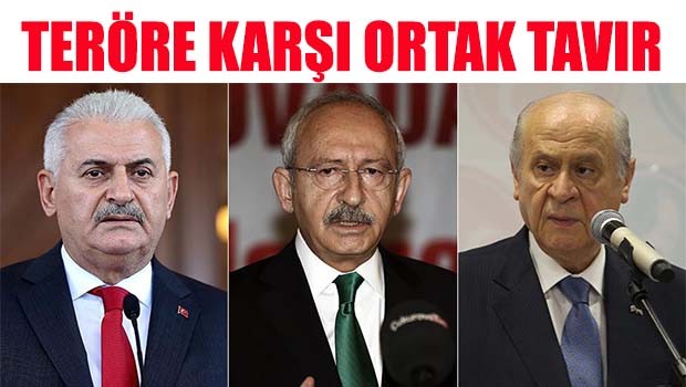 Teröre karşı ortak tavır