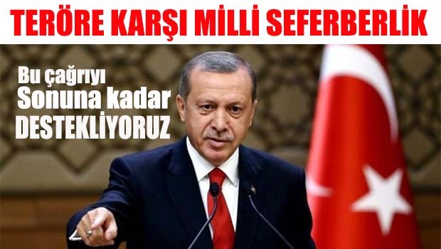 Teröre karşı milli seferberlik