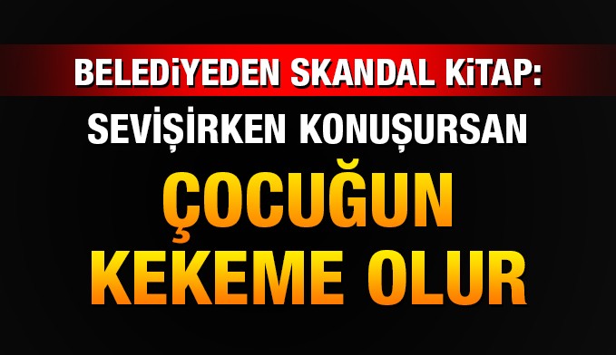 Belediyeden skandal kitap!