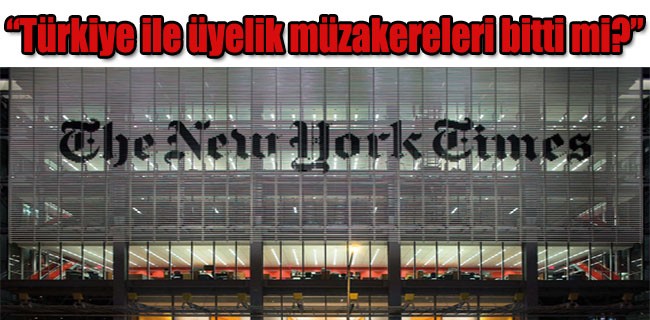 The New York Times; 'Avrupa Birliği, pürüzlü bir yıl yaşadı'