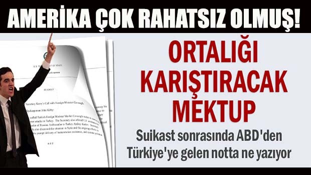 ABD çok rahatsız olmuş!