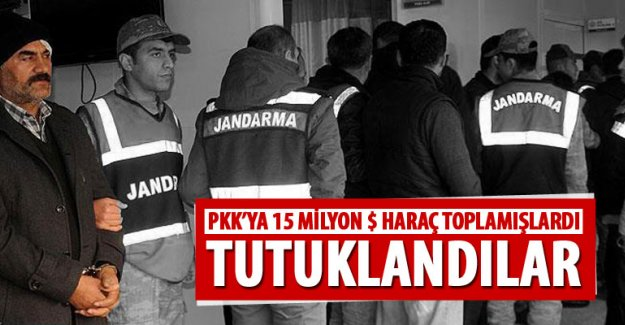 PKK için haraç toplayan yedi kişi tutuklandı