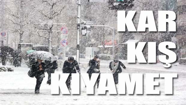 Kar, kış, kıyamet!