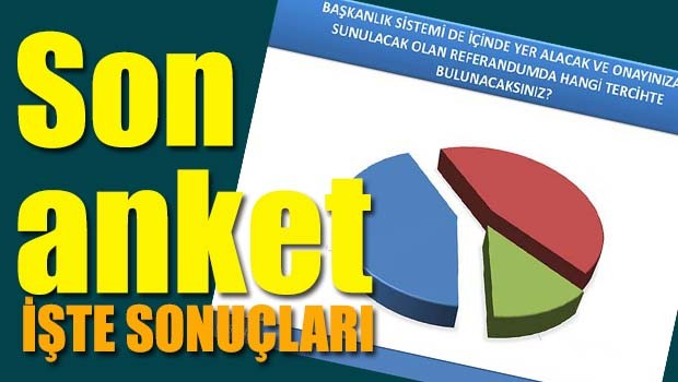 Başkanlık için son anket!
