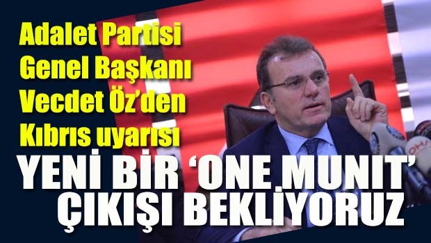 Erdoğan'dan Kıbrıs için 'van münit' talebi