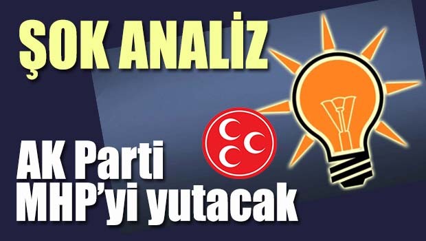 Şok analiz, 'AK Parti MHP'yi yutacak'