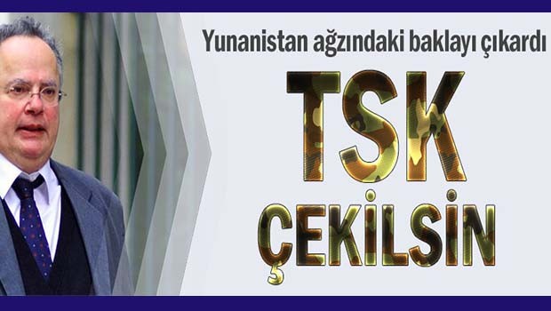 Yunanistan ağzındaki baklayı çıkardı