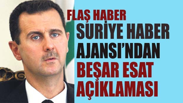 Suriye Haber Ajansı'ndan Beşat Esat açıklaması