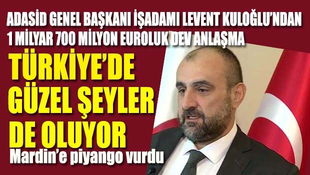 Türkiye'de güzel şeyler de oluyor Krize meydan okuyan adam Levent Kuloğlu