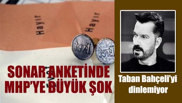 SONAR anketinde MHP'ye büyük şok, 'Taban Bahçeli'yi dinlemiyor'