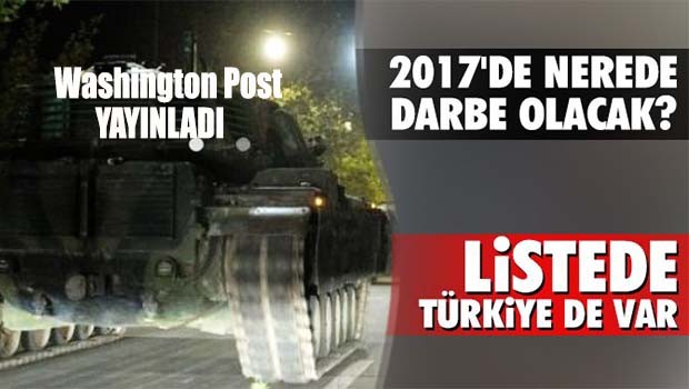 2017'de nerede darbe olacak?
