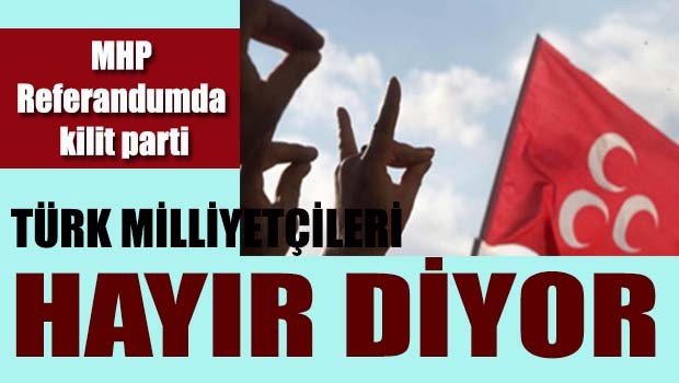 Referandumda Türk Milliyetçileri 'HAYIR' diyor!
