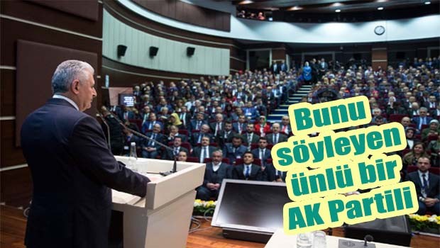 Bunu söyleyen ünlü bir AK Partili!